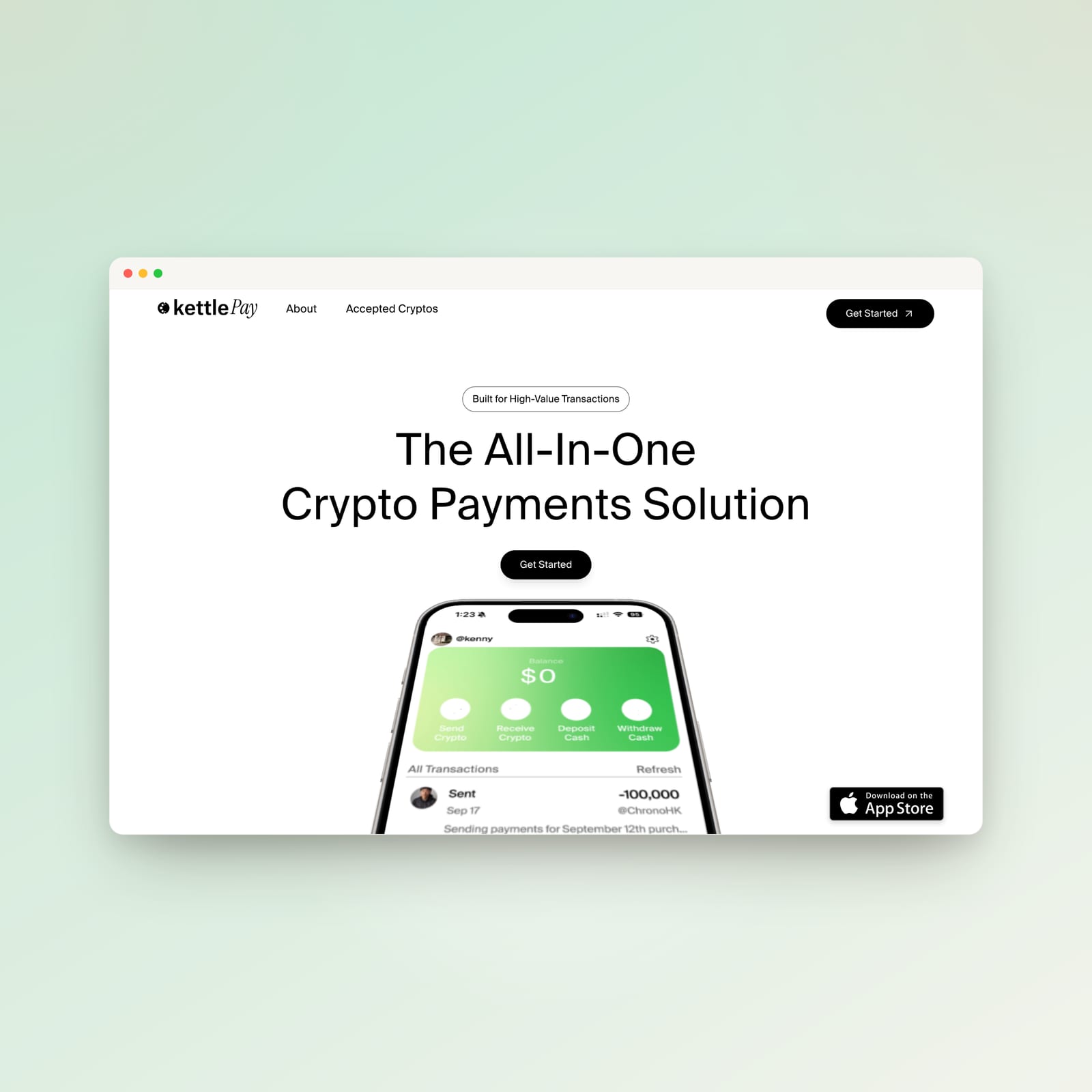 KettlePay Marketing Page